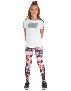 Nike Sportswear Girls' Fave Leggings Youth Nike Girls' Pro Sports...