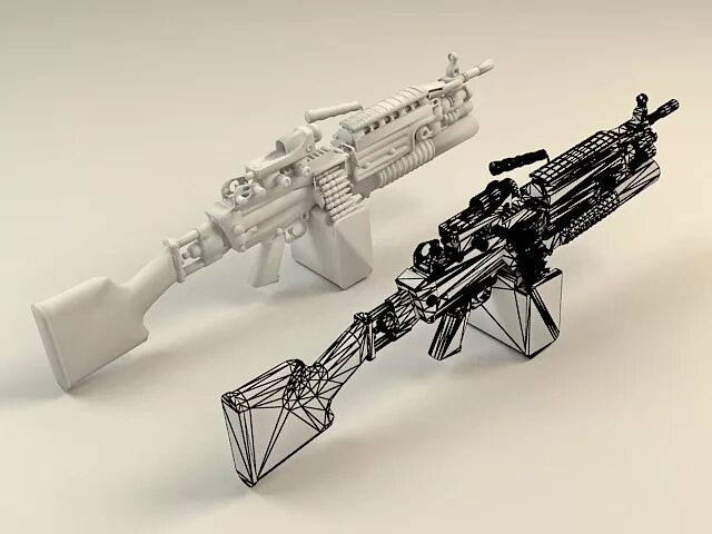 Мод automatic. М249 пулемет 3д модель. M249 Squad Automatic Weapon. Модели оружия в 3ds Max. 3д моделирование оружия-орудия.