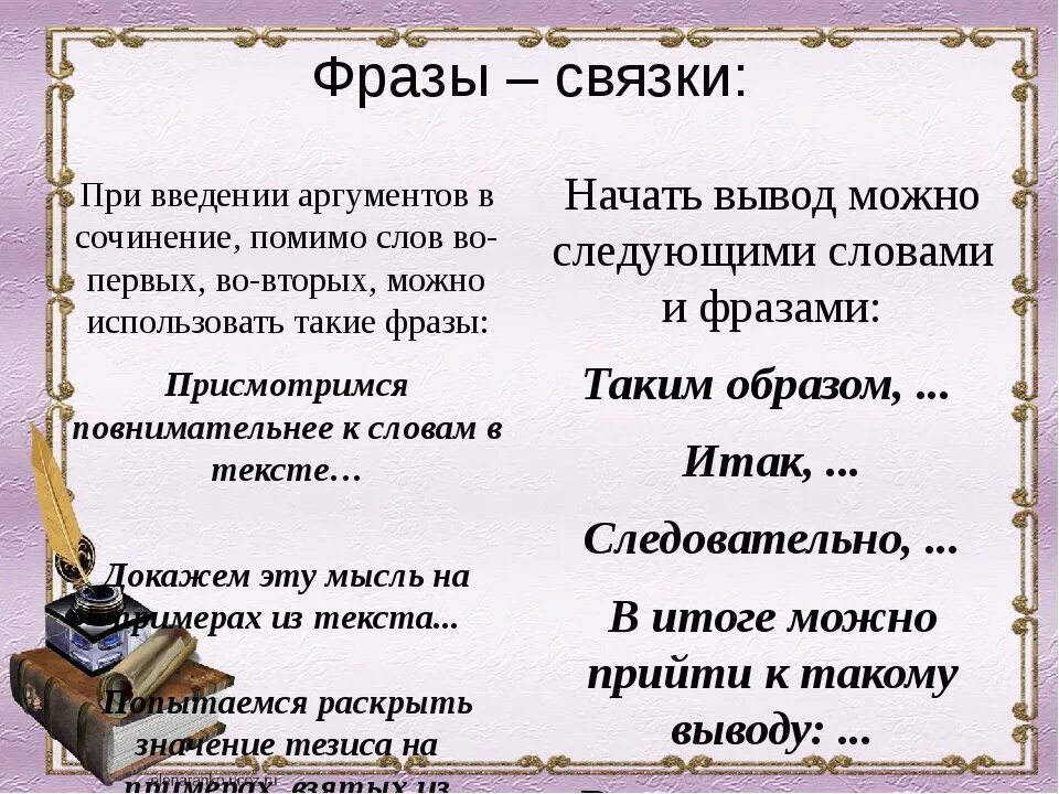 Каким словом можно заменить слово начала. Фразы для сочинения. Фраза пример. Цитаты в сочинении. Фраза и предложение.