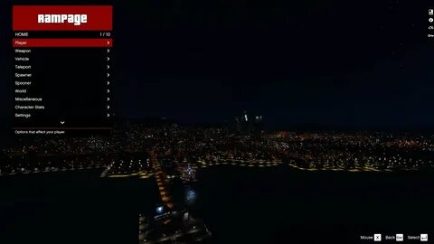 Spawn menu