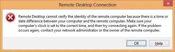 RDP ошибка. Сбой RDP. Verify the authenticity. Your Computer cant connect to the Remote Computer because the connection broker RDP. Error remote connection