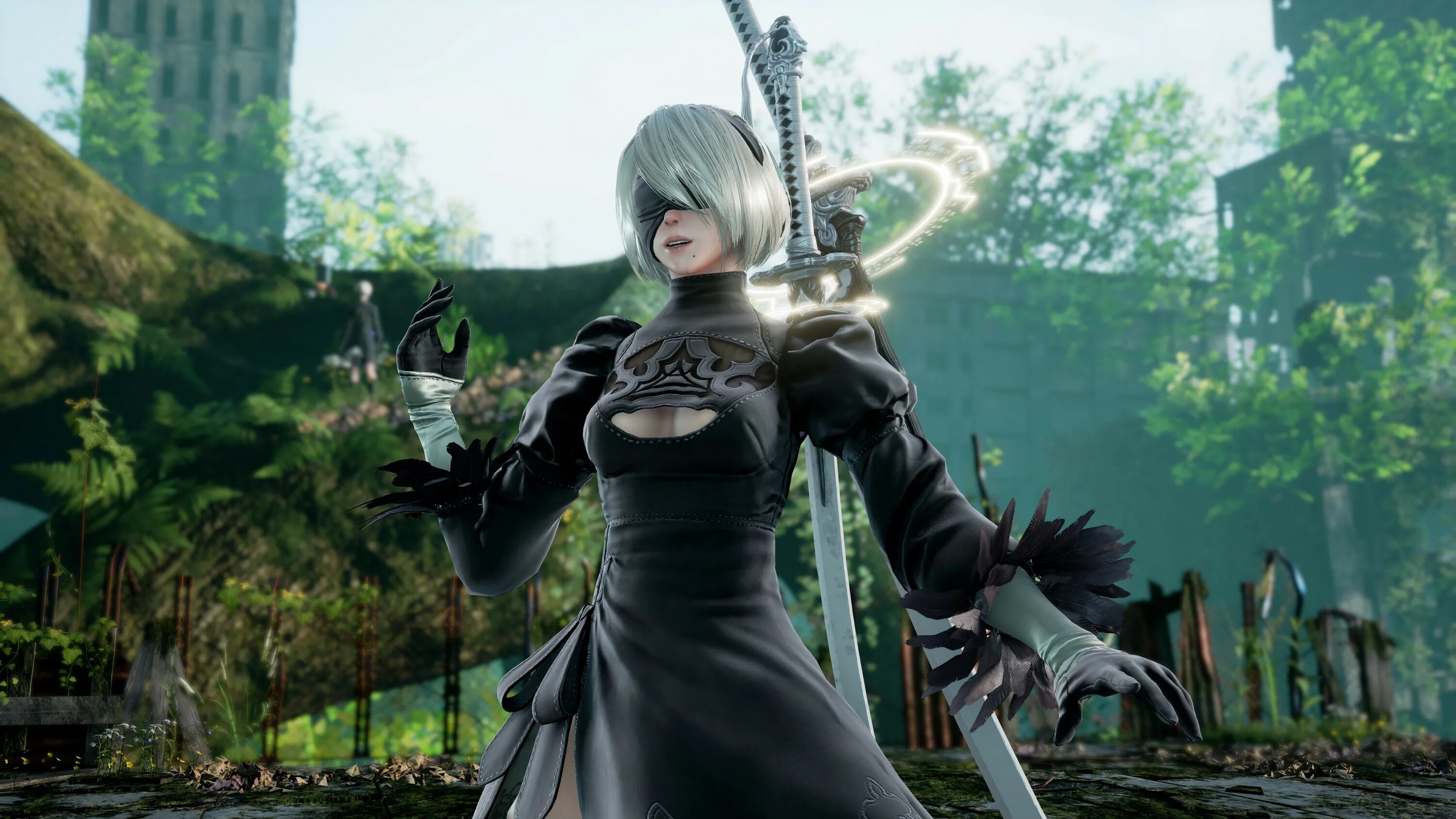 2b 2 18. Ниер автомата 2b. 2b NIER Automata Скриншоты. SOULCALIBUR vi 2b из NIER: Automata. Soul Calibur 6 2b.