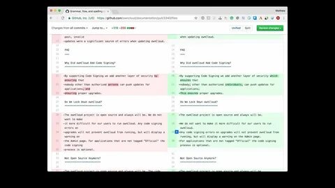 Git diff