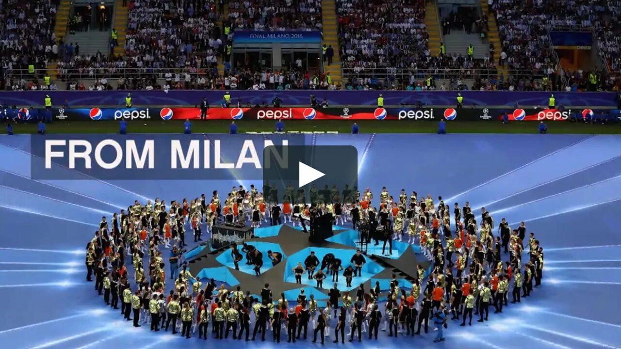 Лига чемпионов уефа трансляция. Opening Ceremony in Champions League.