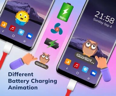 Battery charger animation art