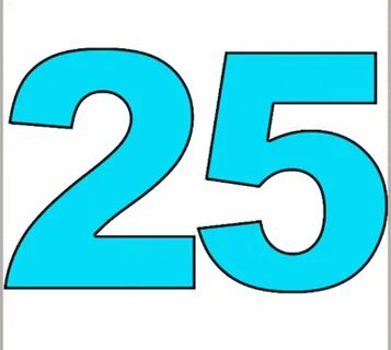 4 5 числа 25