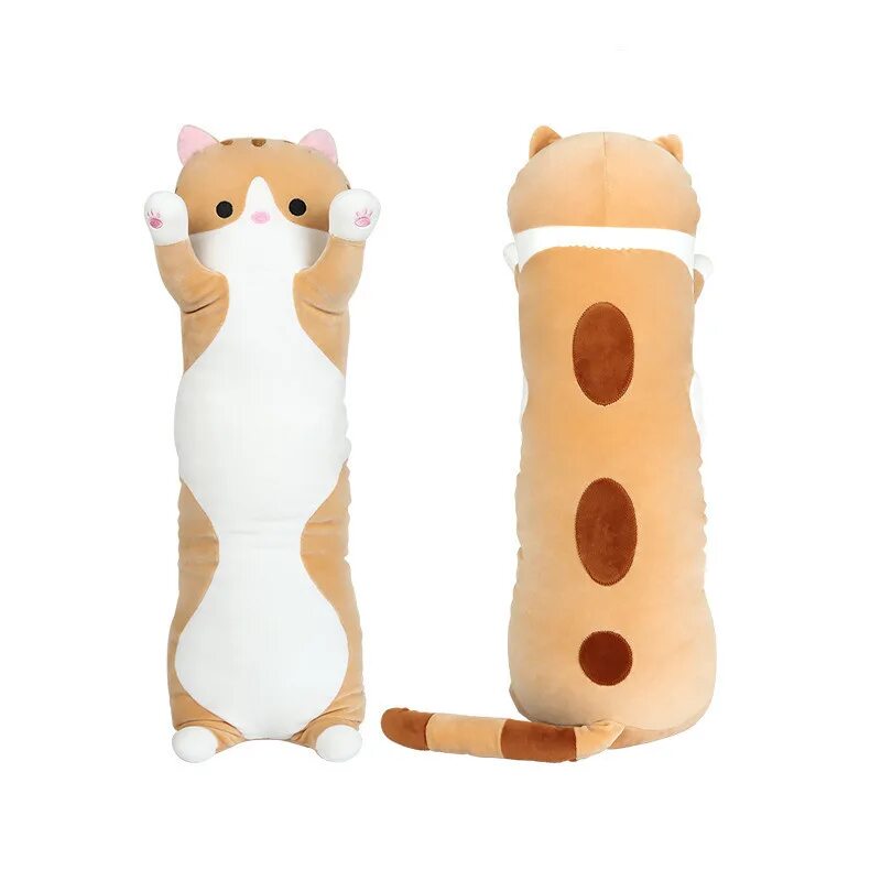 Игрушка подушка кот батон. Мягкая игрушка salvio кот - батон (90см) рыжий. подушка обнимашка 110 см котейка. длинная подушка обнимашка кот 110 см. salvio кот батон 110см.