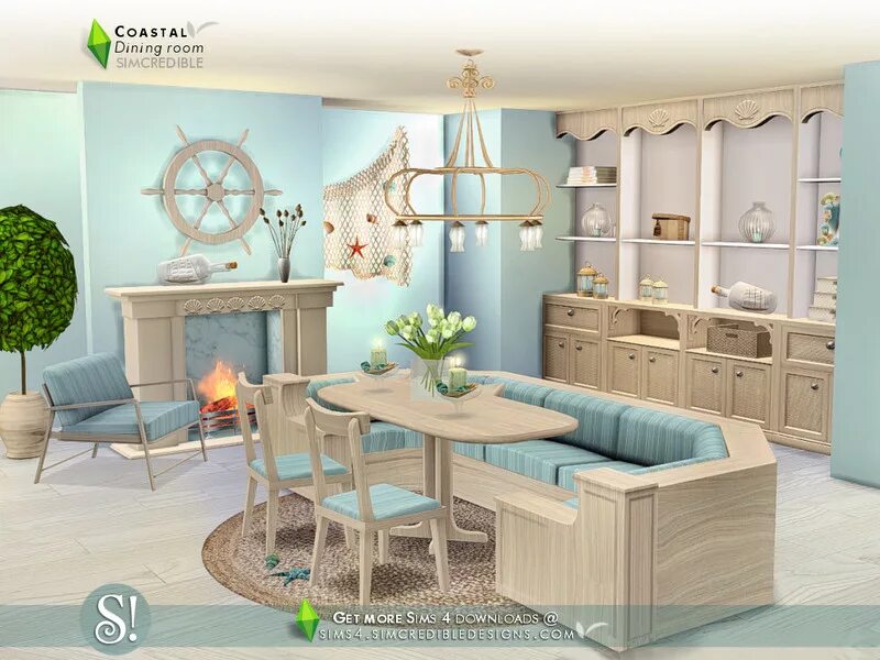 Симс 4 предметы интерьера. Simcredible sims 4. sims 4 столовая. симс 4 обеденная. интерьер столовой симс 4.