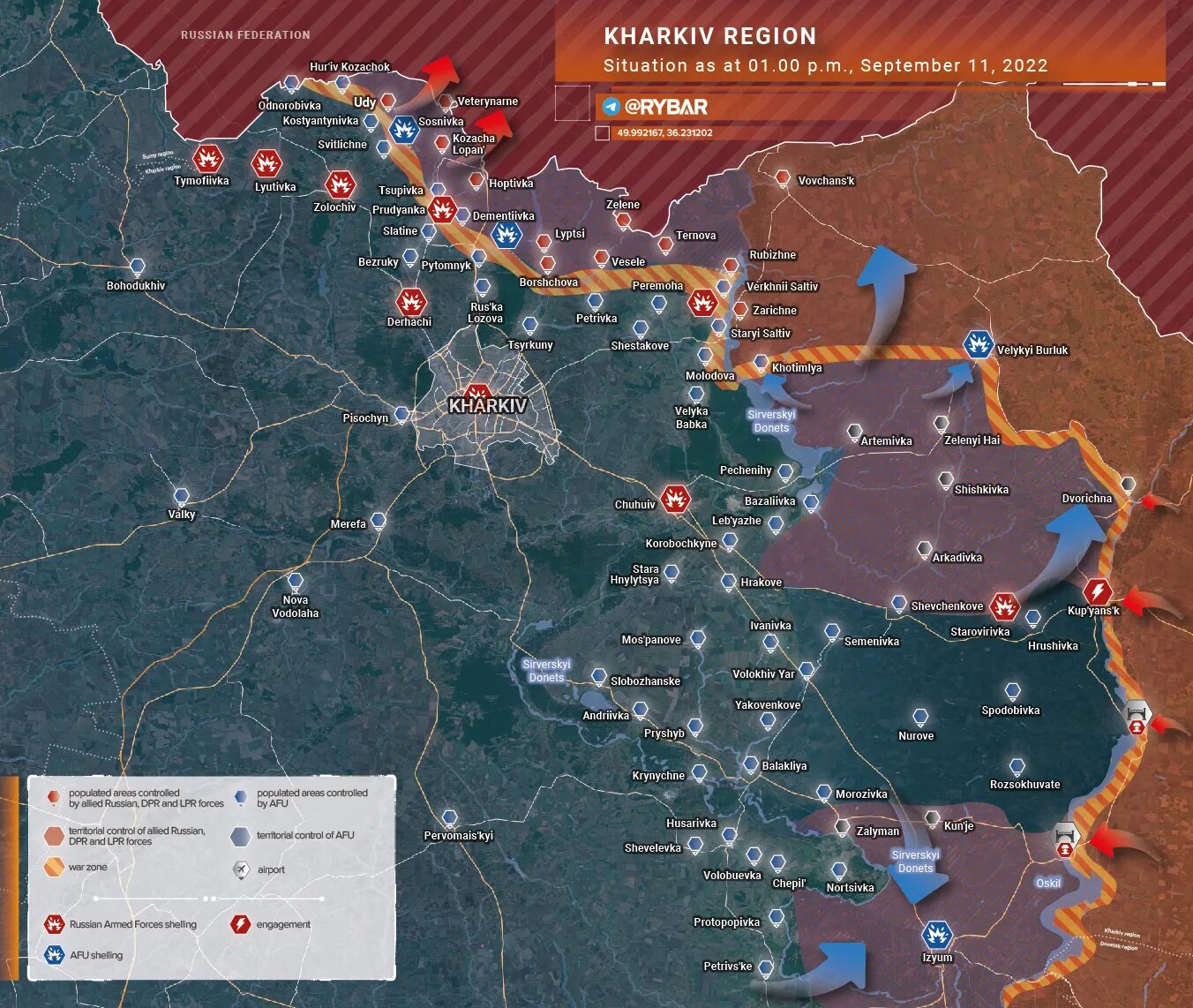 Карта боевых действий на Украине на сентябрь 2022. Карта боевых действий на Украине на 09.09.2022. Карта боевых действий на Украине на 9 сентября 2022. Карта боевых действий на сегодня.