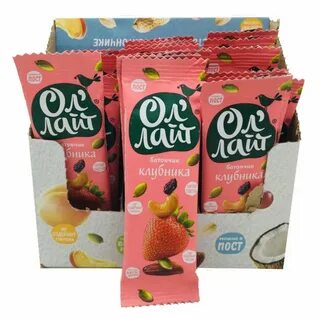 Батончик с клубникой