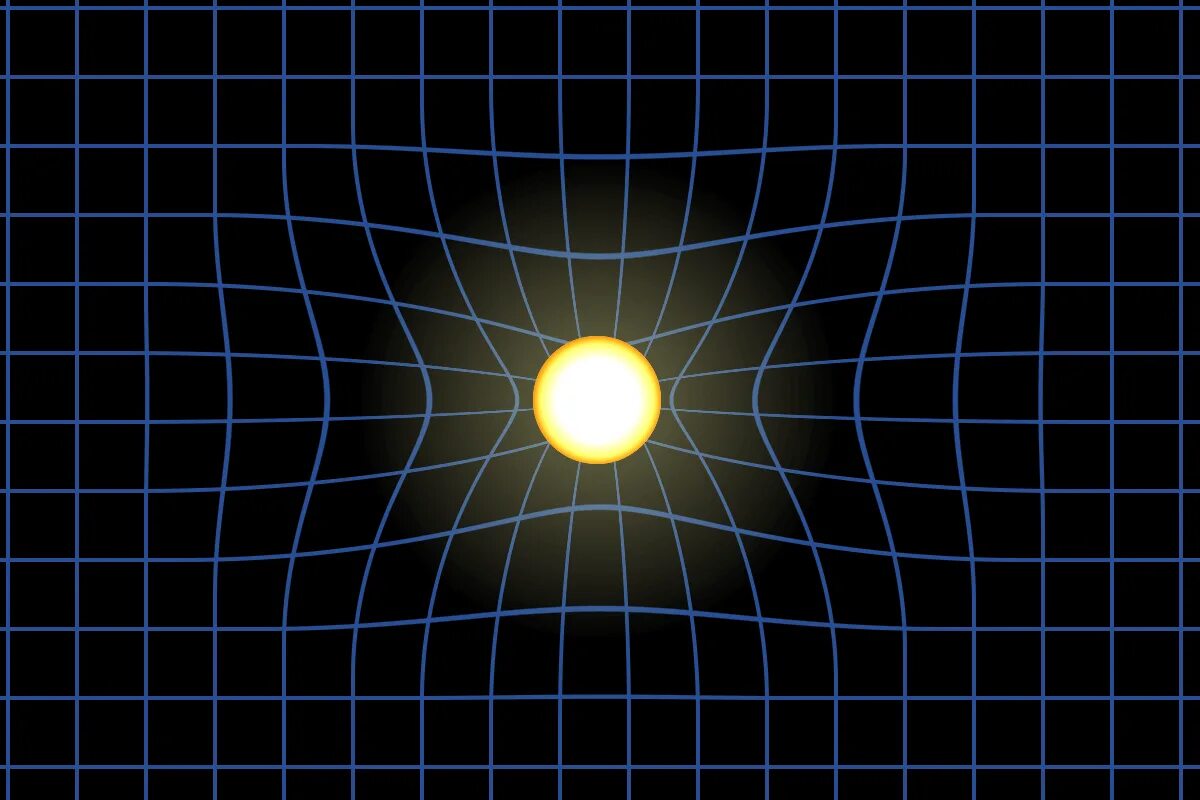 Время искажает пространство. Искривление пространства времени. Искажение пространства. Гравитационная сетка. Гравитационное искажение пространства времени.