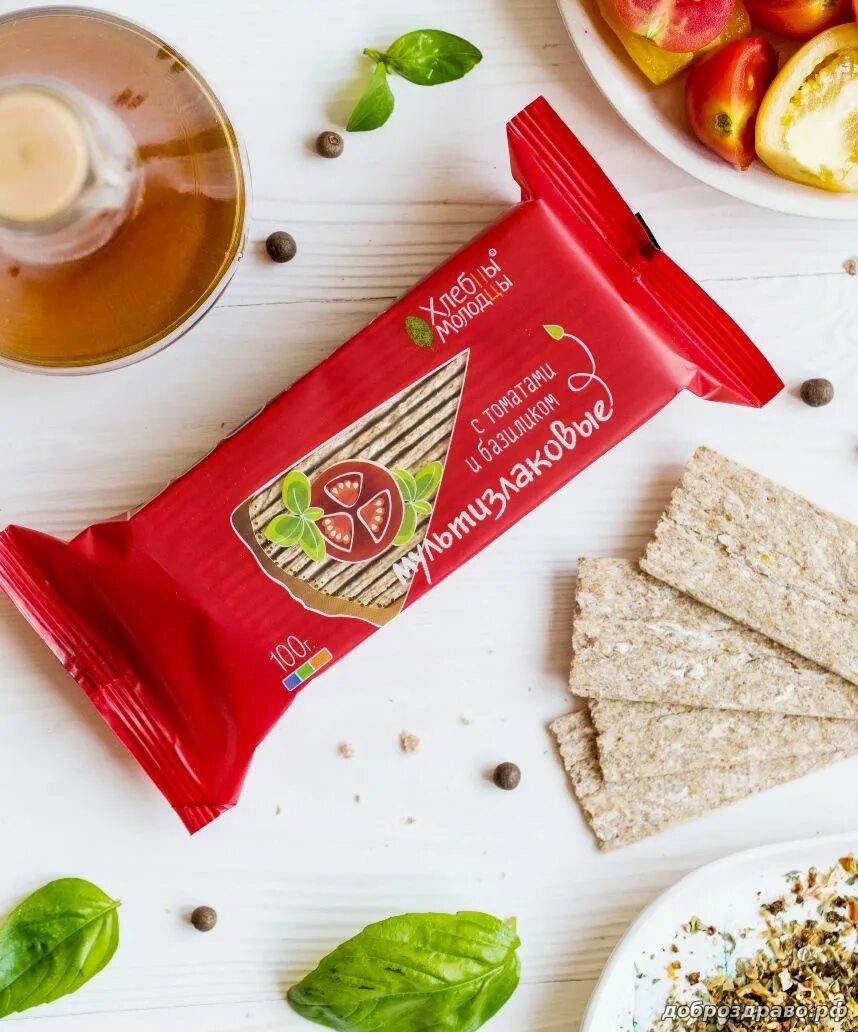 хлебцы с томатом