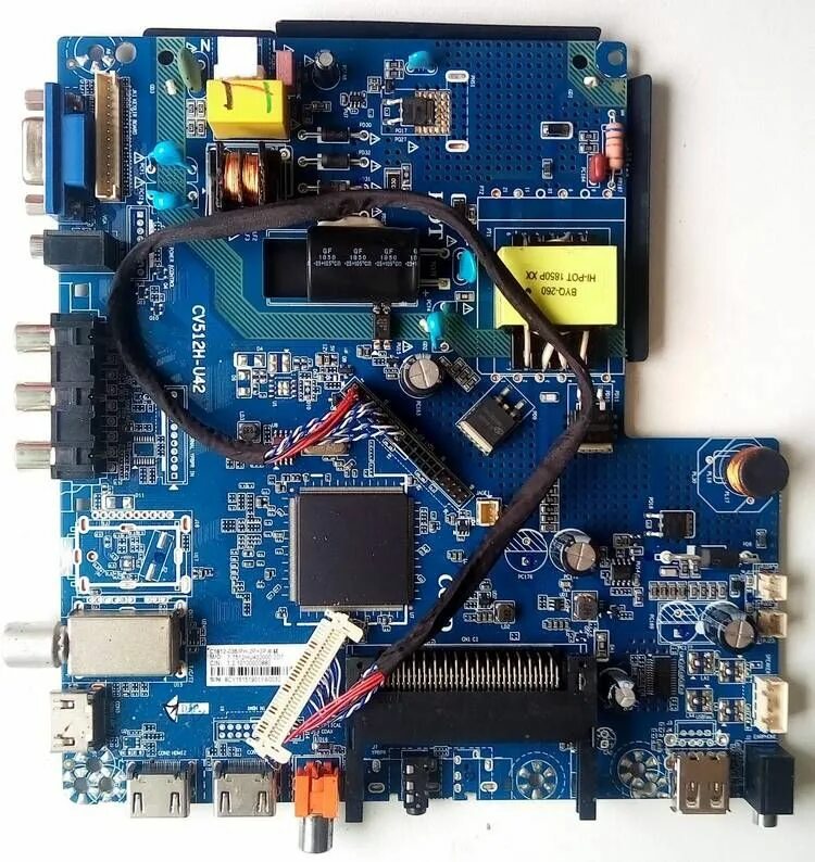 Cv512h u42 схема блока питания BBK 32LEM-3081T2C схема блока питания и LED драйвера