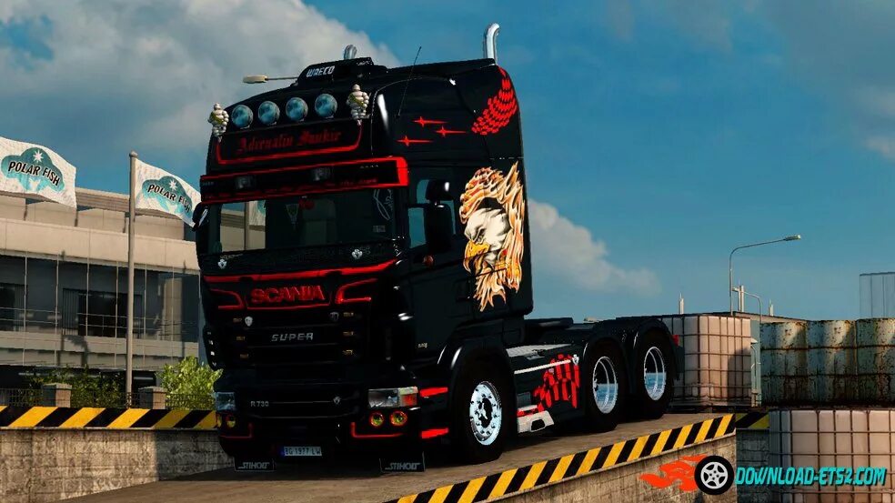 Scania RJL 1.40. Scania super Skin. Скин ТРАНСМАГИСТРАЛЬ етс 2. APS Skin ETS 2.