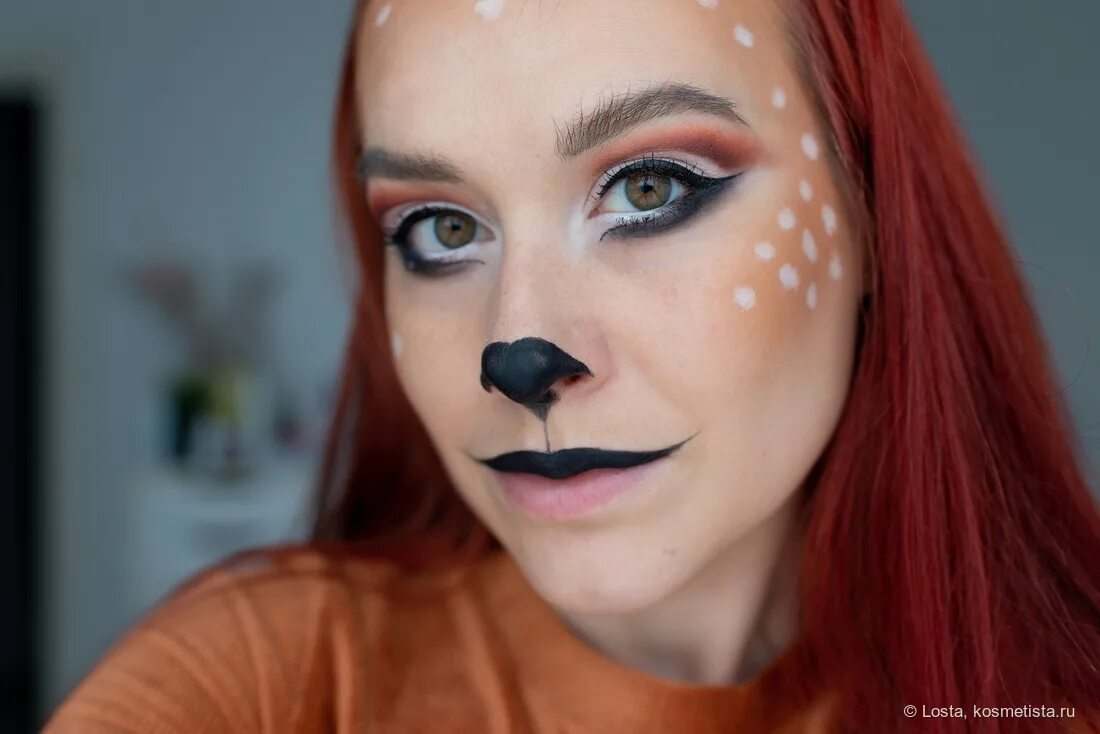 Макияж олененка Snapchat Filter Costumes Are This Year’s Halloween Win Deer makeup, Snapchat hal