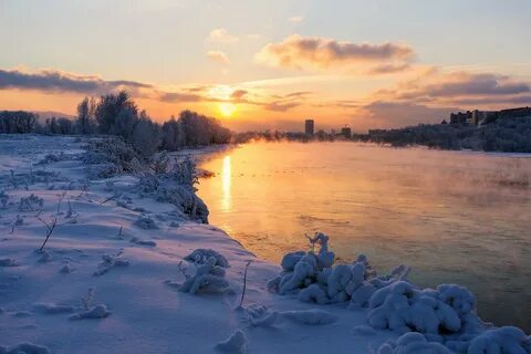 Утро на енисее сегодняшний