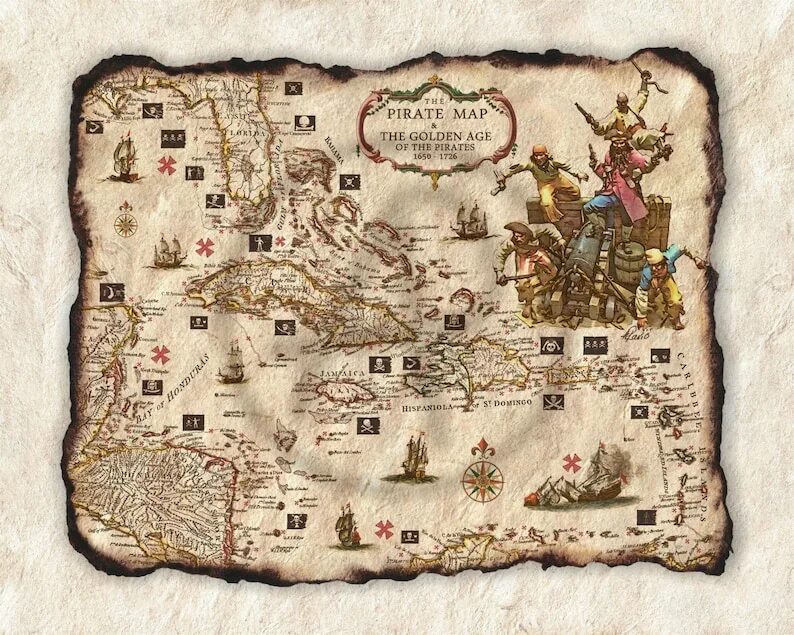 Пиратская карта. Старинная пиратская карта. Pirates of the caribbean caribbean карта. Карта пиратов карибского моря. Карта пиратов карибского моря.