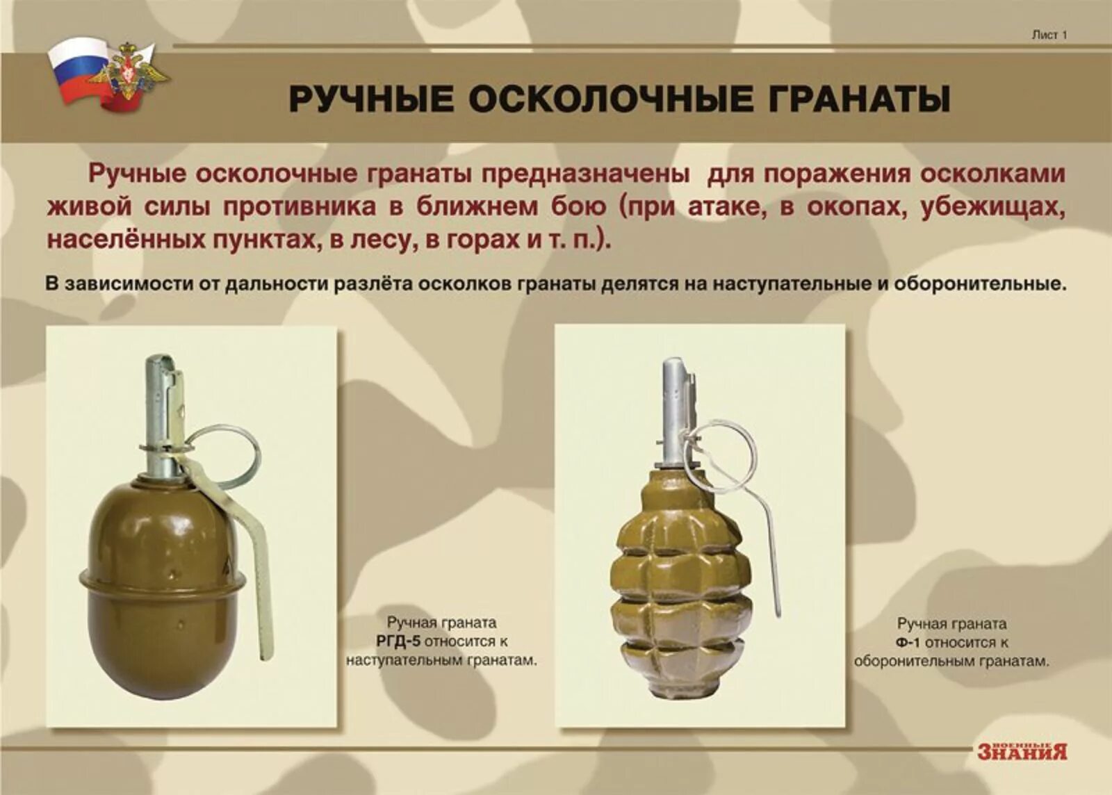 Радиус осколков ргд 5. Граната ф1 и РГД 5. Ручные гранаты РГД. Ручные гранаты ф1, РГД 5 плакат. Тип гранаты РГД- 5.