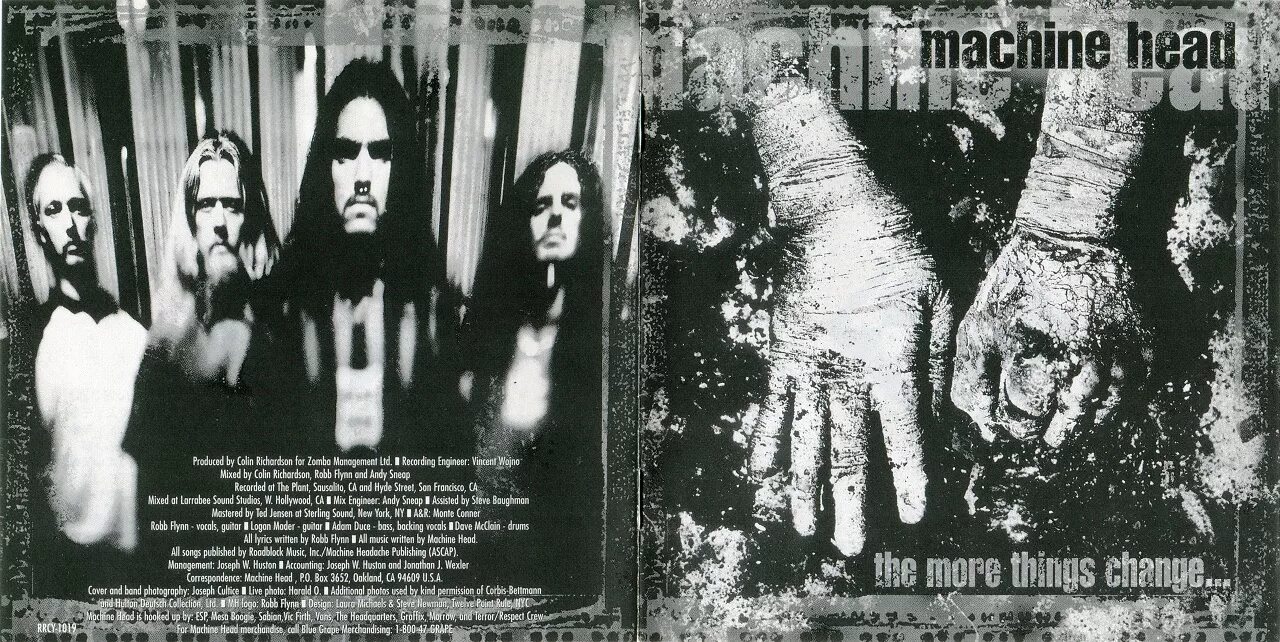 The more things change. Machine head 1997. Machine head дискография.