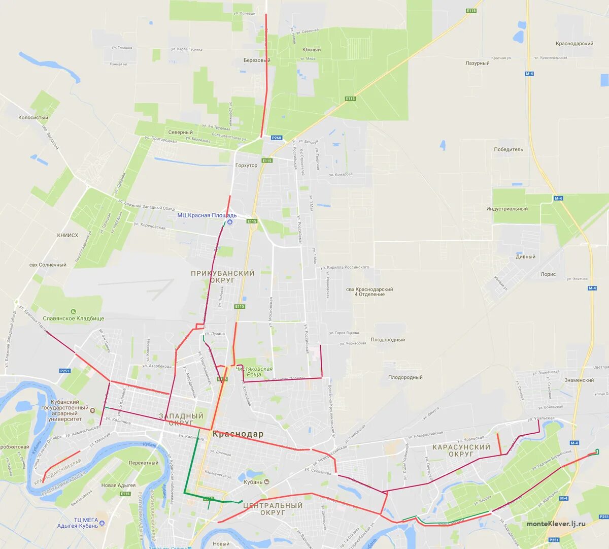 Краснодар на карте. Краснодар карта города. Выделенные полосы Краснодар. Карта Краснодара с улицами.