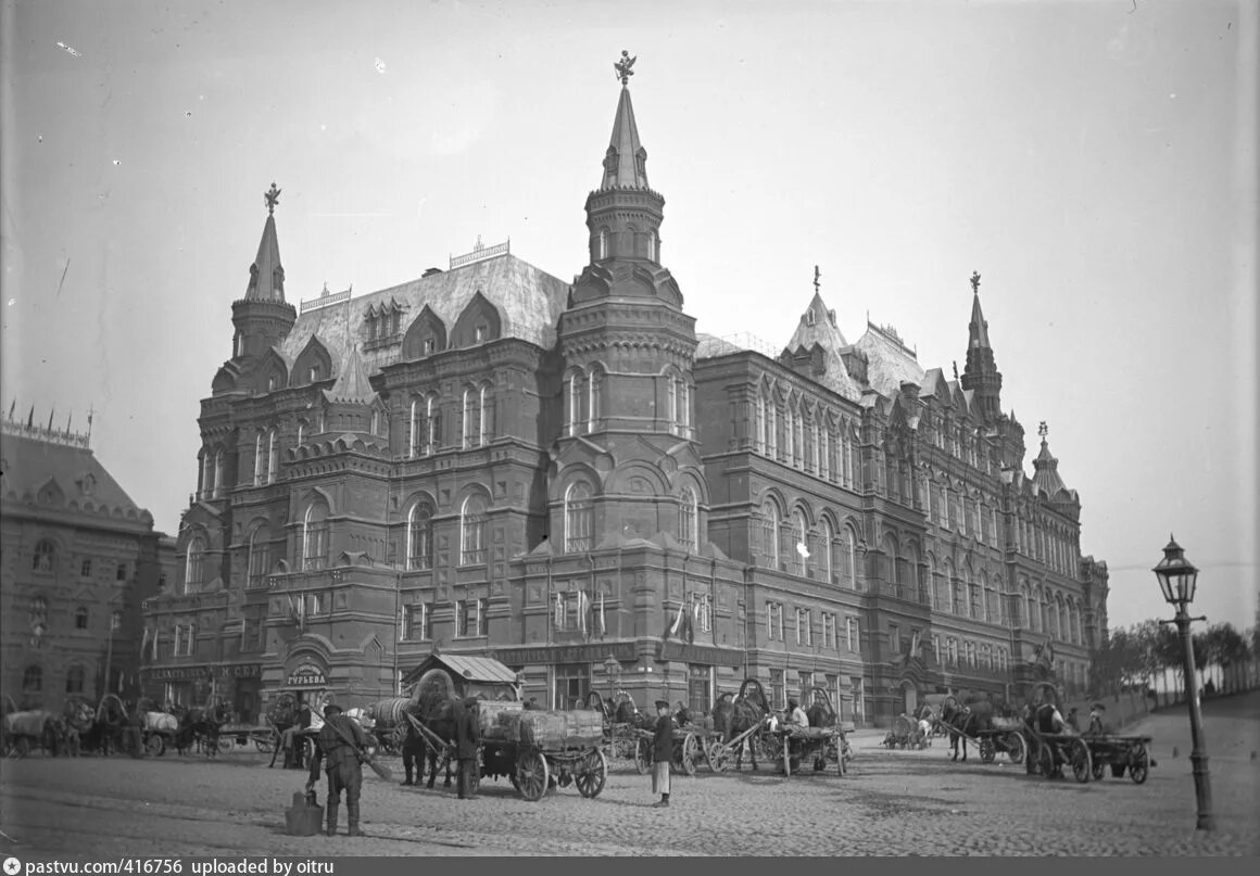 Место строительства южного крыла Политехнического музея - Retro photos