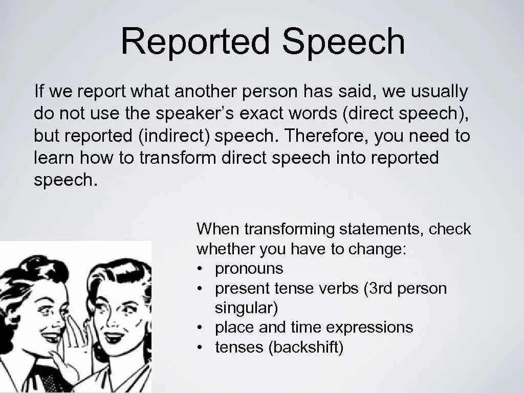 Person перевести. What is Speech. Direct Speech is what another person said the exact. Reported Speech what a person is saying. Reported Speech represents what another person said.