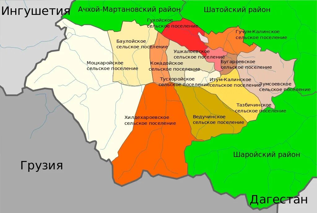 Чеченская область население. Карта Итум Калинского района. Итум-Калинский район Чеченской Республики карта. Чечня Итум Калинский район карта. Карта Чеченской Республики с районами.