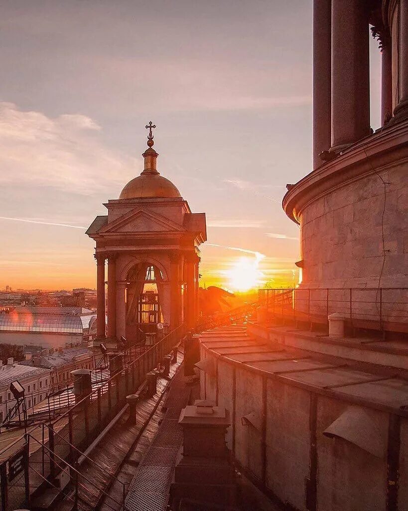 Восход солнца в питере