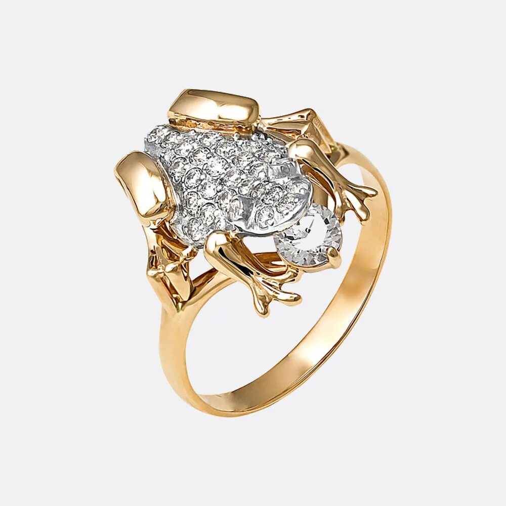 Кольцо 585 золото лягушка. Золотое кольцо Красносельский ювелир с фианитом. Кольцо кубический цирконий золото 585. Ювелирное кольцо 585 пробы с фианитом.