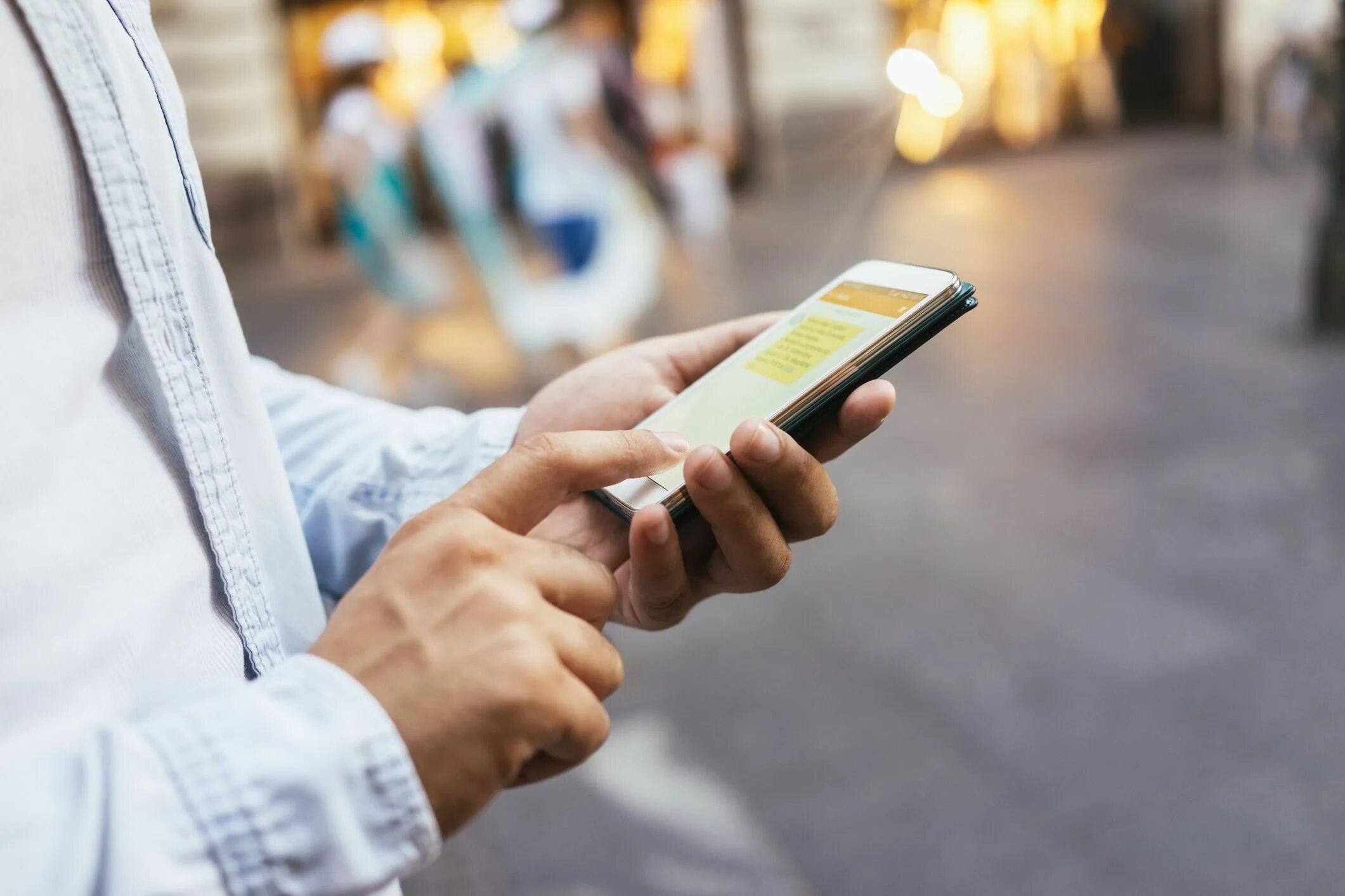 Sending written messages cope with talking. Man with phone. people with smartphone. man with smartphone.