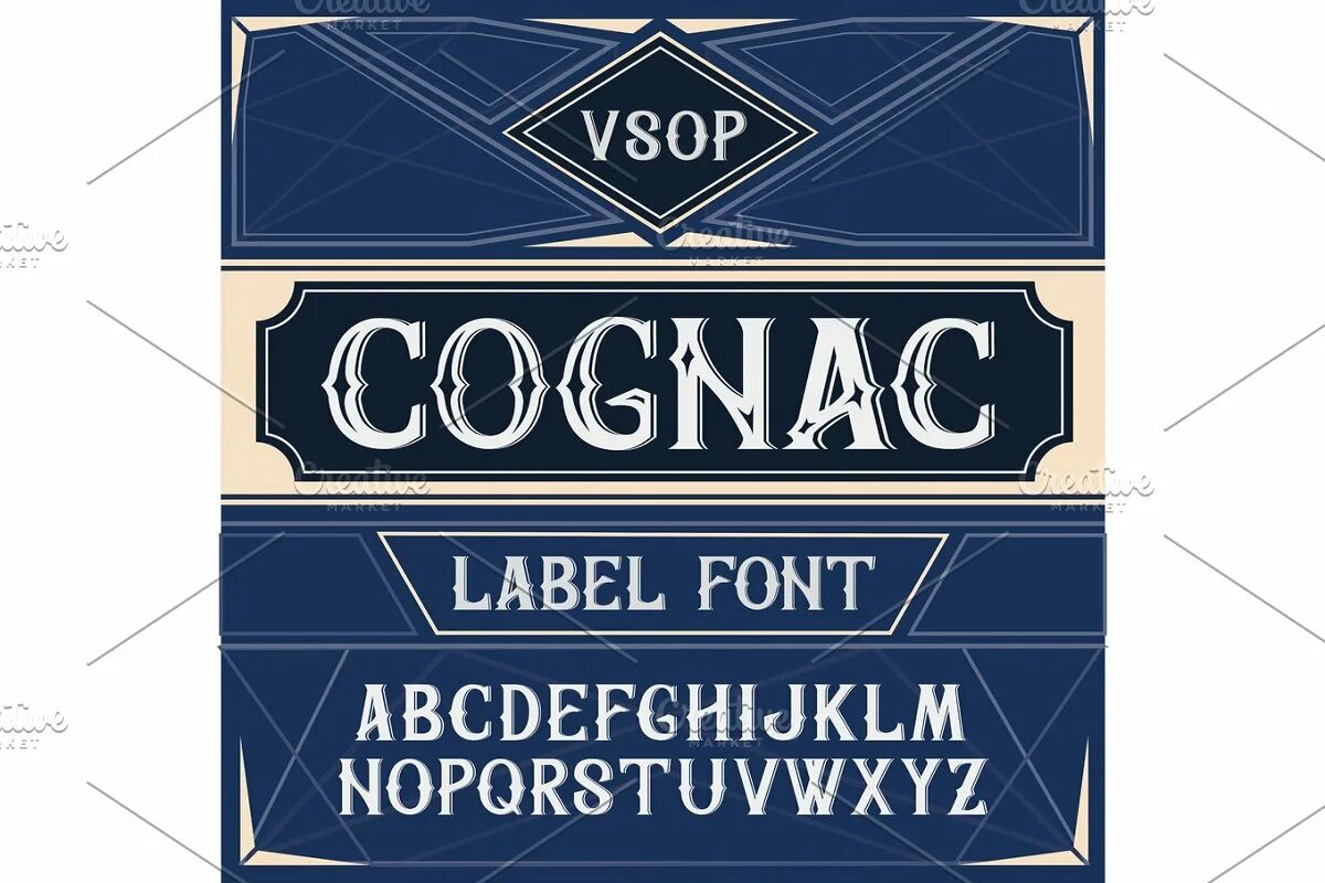 Label font. Шрифт для коньяка. коньяк винтаж лейбл. cognac label vector. cognac label.