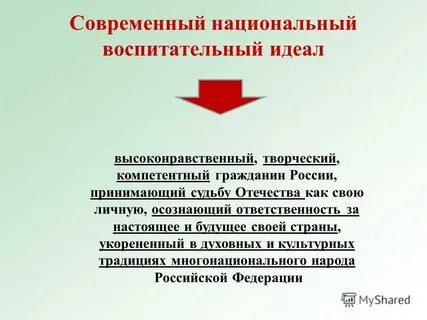 Идеал воспитательного процесса