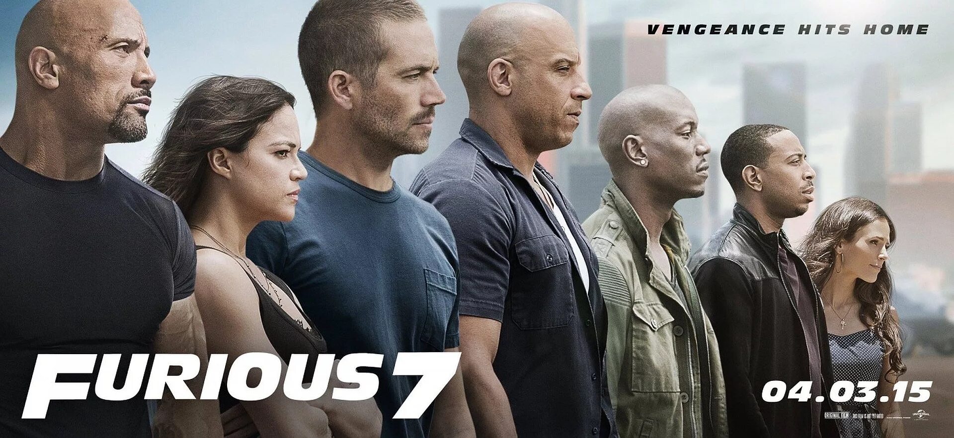 Furious 7 Постер. Форсаж 7 Постер.