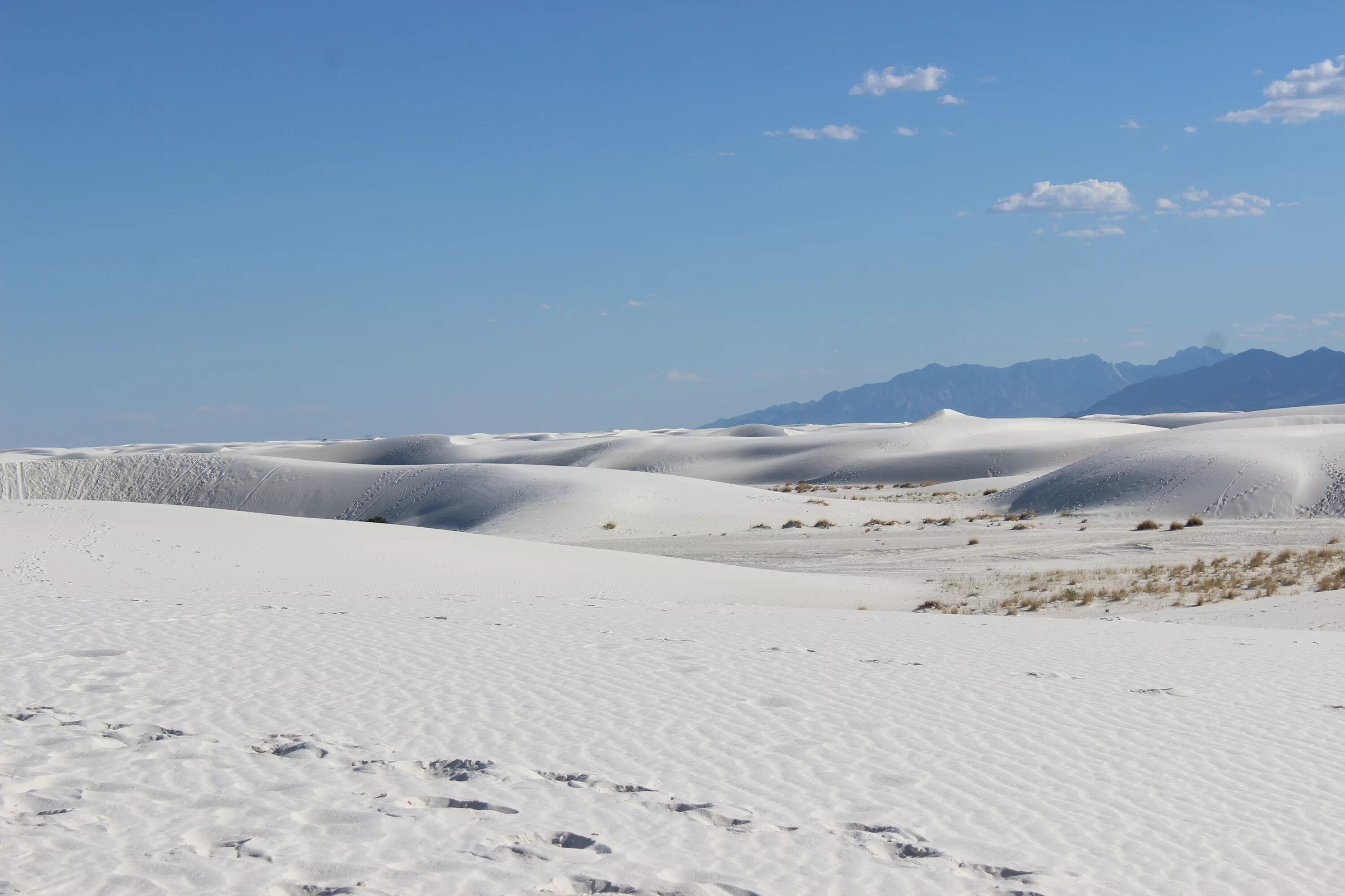Desert snow