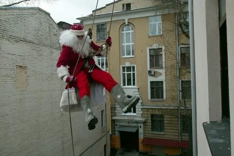Дед мороз окна
