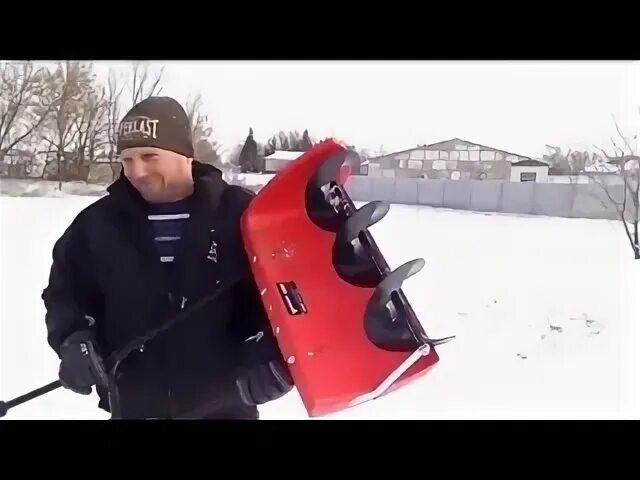 Лопата шнек для уборки снега