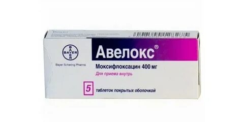 Авелокс 400 мг инструкция