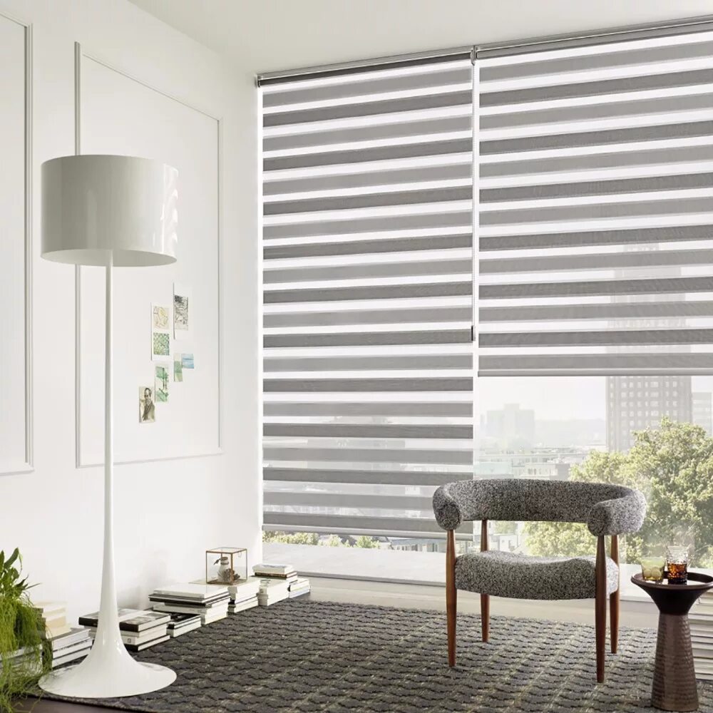 Зебра на пластиковые окна. Плиссе Hunter Douglas. Рулонная штора Rollo Zebra. Рольшторы Зебра день ночь. Nord 05 ролло жалюзи.