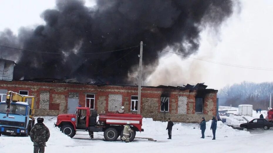 Пожар в богучарском районе