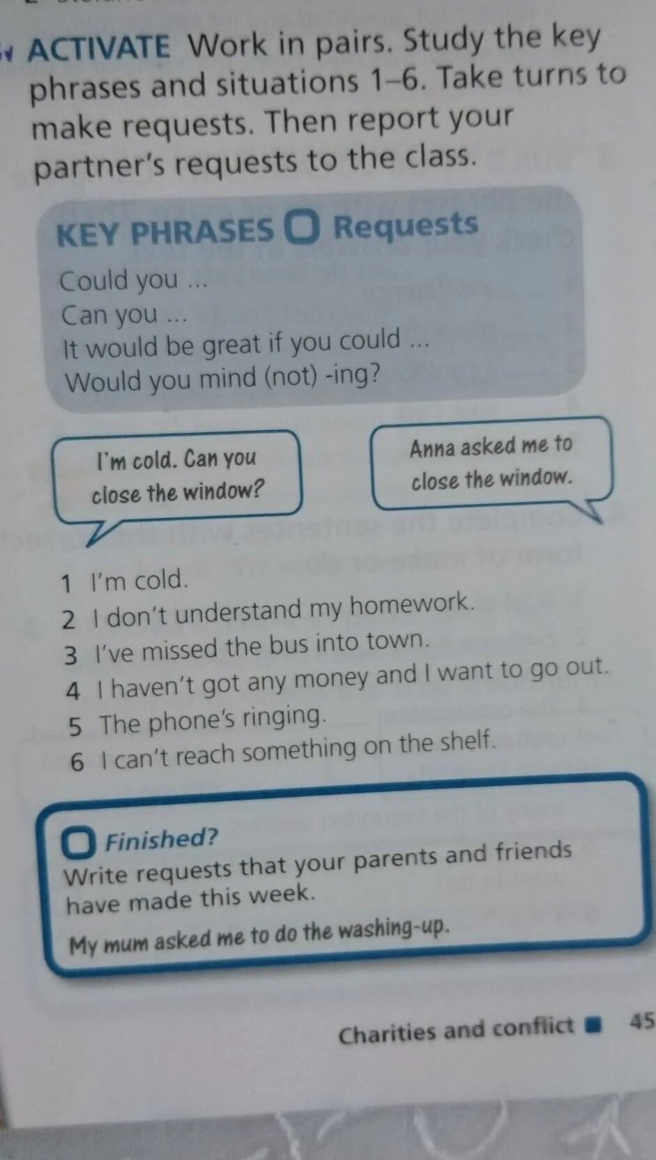 Key phrases. Complete the Key phrases. Study the Key phrases which phrases can you use for things 9класс. Work in pairs. In pairs use the phrases