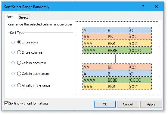 Range sort