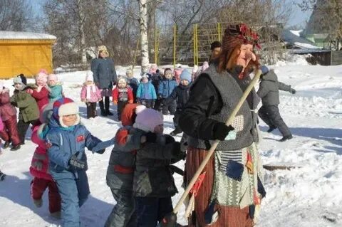 Игра с ягой на новый год