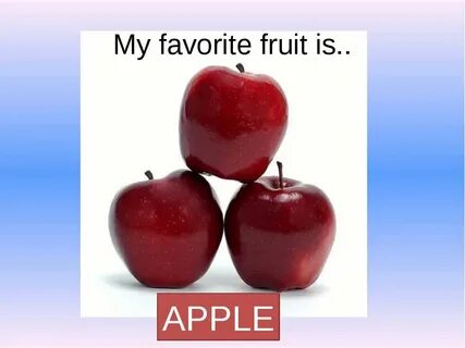 Favourite fruits