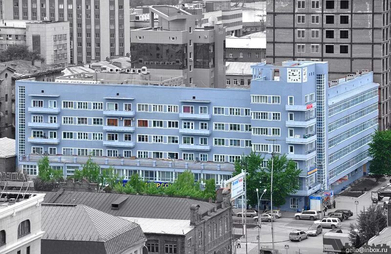 Дом с часами фото Will the electronic clock on the "House under the clock" told the mayor of Novos