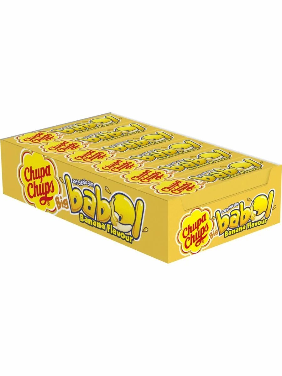 Чупа чупс жевательная резинка. Жевательная резинка chupa-chups big babol. жев резинка chupa chups 21г биг бабол со вкусом банана. жевательная резинка chupa chups big babol со вкусом банана, 24 шт. chupa chups чупа-чупс биг банан 22,5гр.