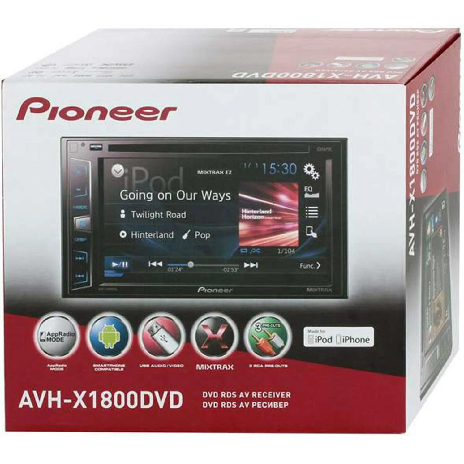 Купить магнитолу пионер 2. DVD 2din Pioneer AVH-x1700dvd. Магнитофон 2 din Pioneer AVH-. Автомагнитола Pioneer AVH-x5800bt.