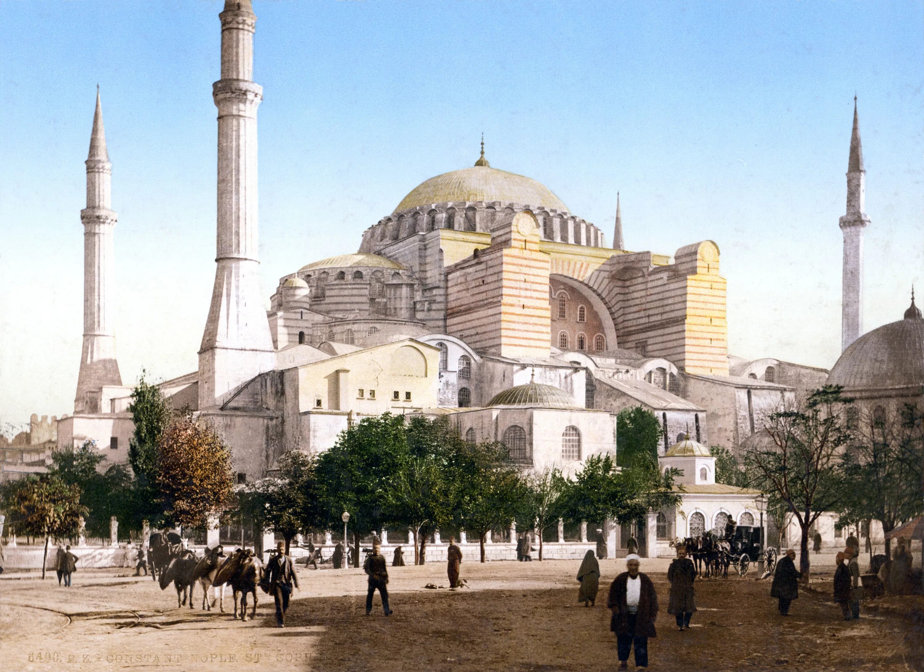 Стамбул времена года. Храм Святой Софии в Константинополе 19 век. Византия Константинополь Стамбул.