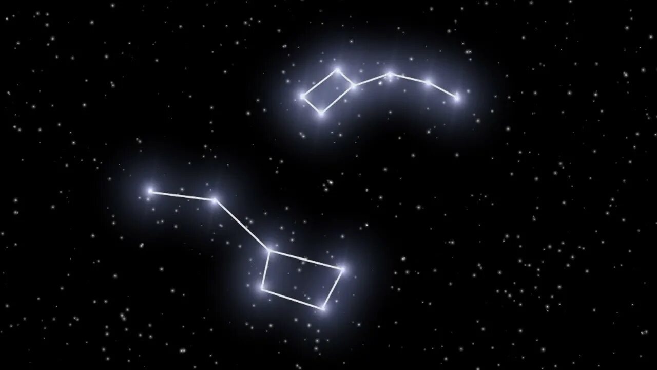Небольшие созвездия. Большая и малая Медведица Созвездие. Малая Медведица Созвездие звезды. Малая Медведица (карликовая Галактика). Малая Медведица и Полярная звезда.