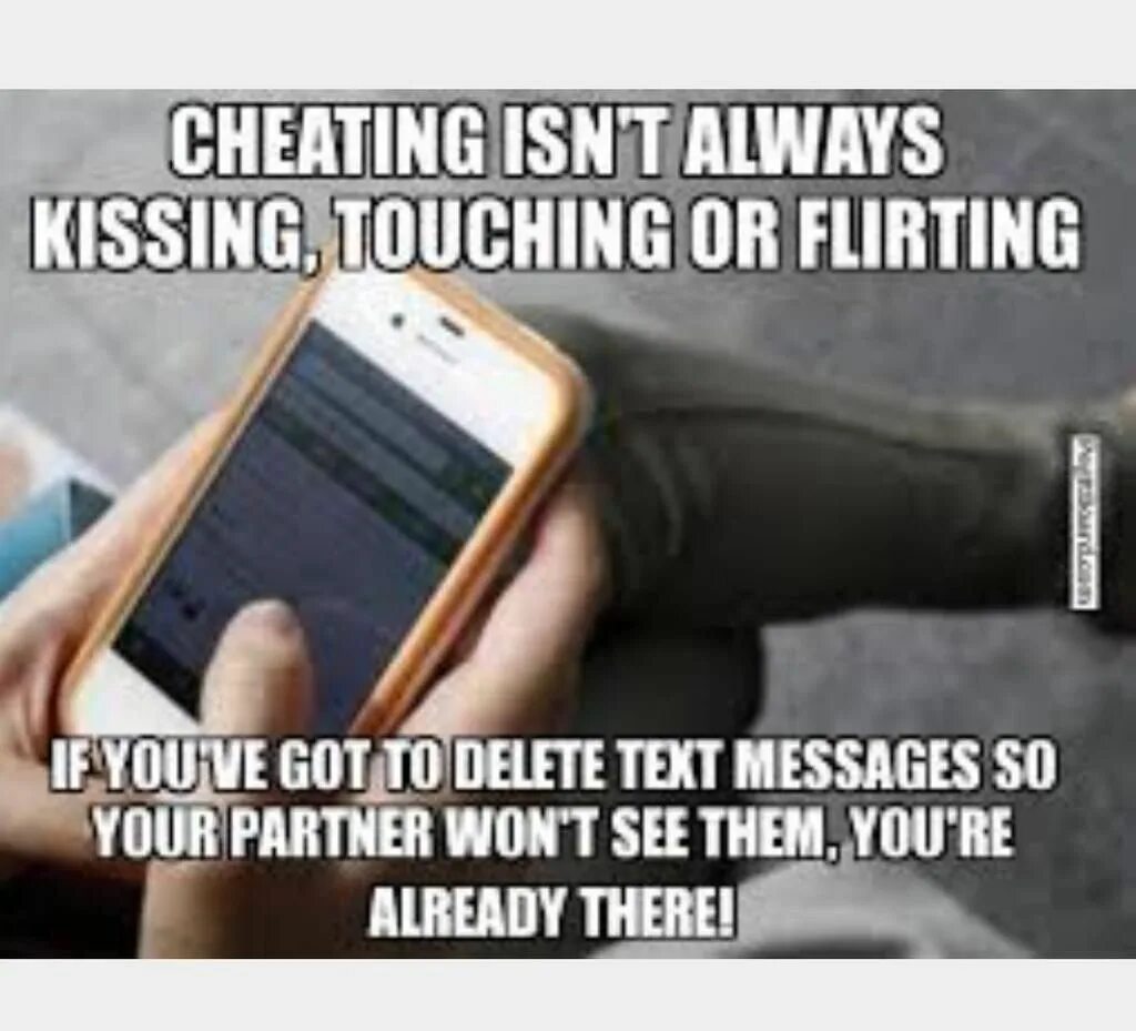 Юмор сообщение. Cheating is Bad. Cheating on a man. It is not cheating if flirt.