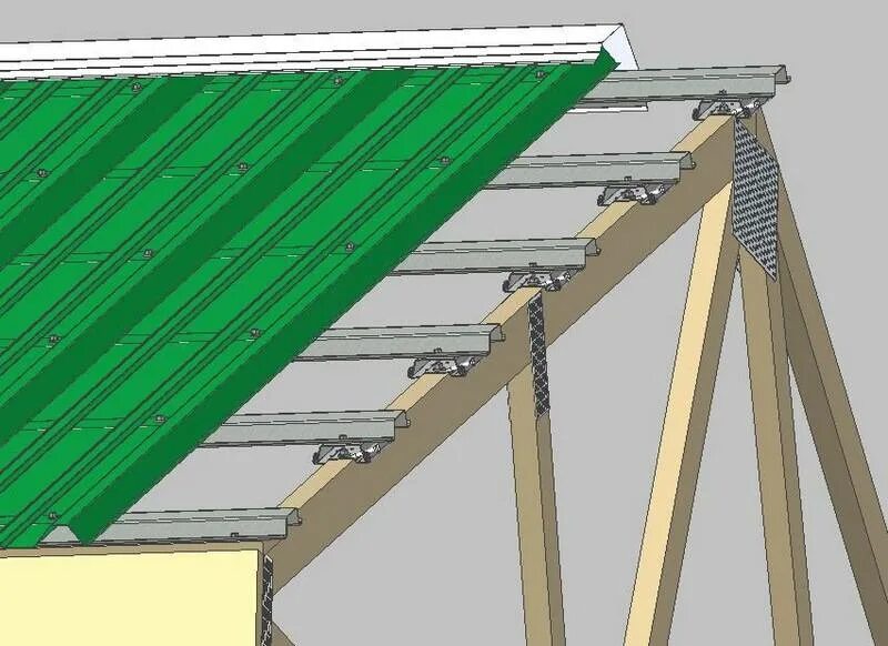 Как крепится кровля. Монтаж профнастила h35. Профнастил мп20-1100r монтаж односкатной крыши. Крепление ветровой планки профнастила с20. Односкатная профнастил торцевая планка.